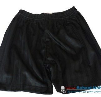 Black Shadow Stripe Shorts