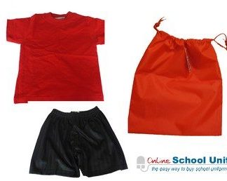 T Shirt, Shorts and P.E. Bag Bundle