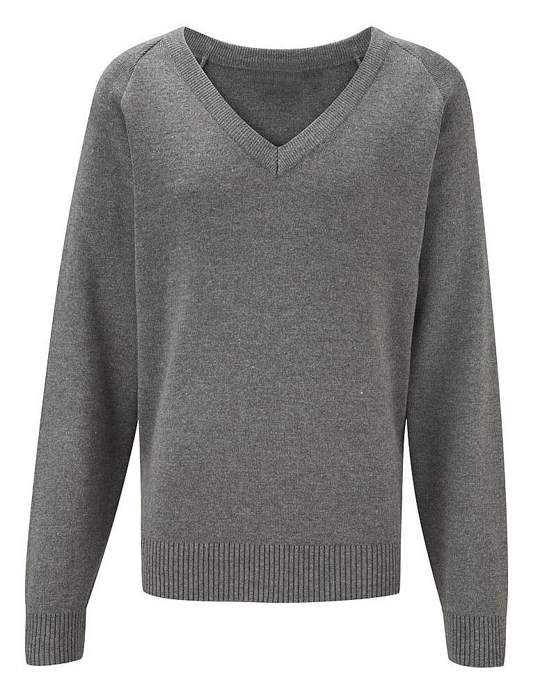 Embroidered year 6 grey jumpers - Online School Uniform