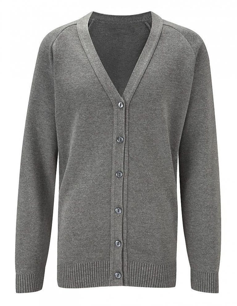 Embroidered Year 6 Grey Cardigans - Online School Uniform