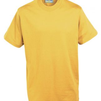 Embroidered Lovelace House T Shirts Yellow