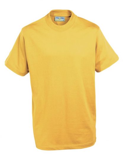 Embroidered Lovelace House T Shirts Yellow