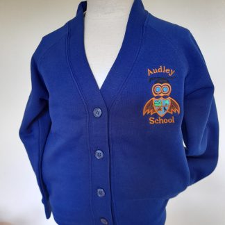 NEW Embroidered Sweatshirt Cardigan