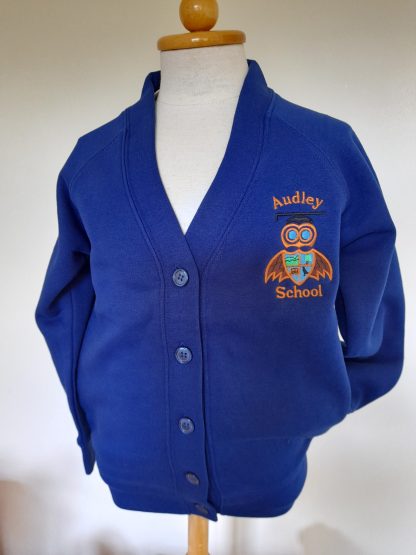 NEW Embroidered Sweatshirt Cardigan