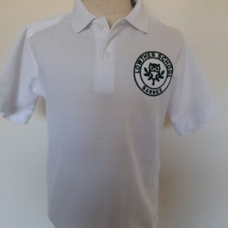 New Embroidered White Polo Shirts
