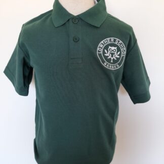 New Embroidered Bottle Green Polo Shirt